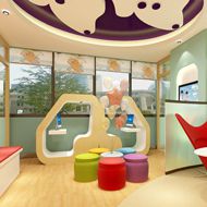 儿童牙科诊所装修设计效果图